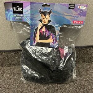 Disney Maleficent Women’s Costume - Head Piece & Cape